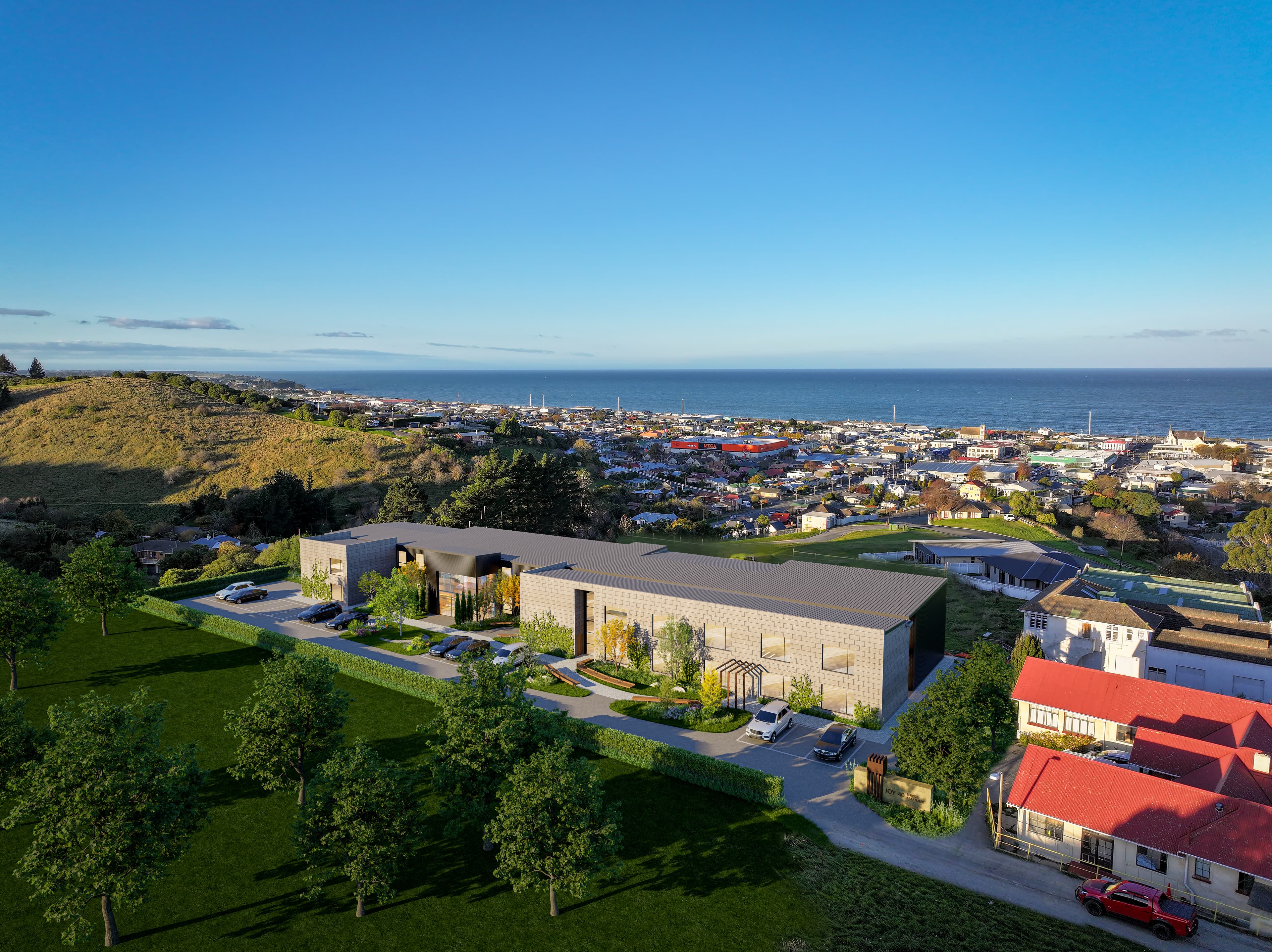 Oamaru coastal view